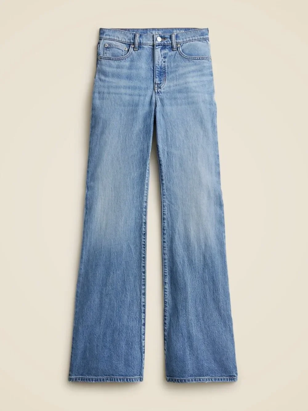 J. Crew High Rise ;96 Flare Jean in Light Indigo Wash Size 30